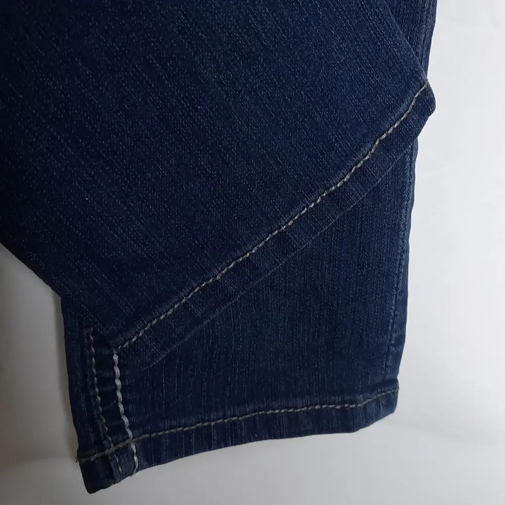 Rue 21 Women's Embroidered Distressed Cropped Jeans 5/6